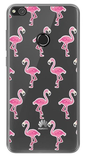 Cover In Gel Trasparente Per Huawei P8 Lite 2017 Design Fenicottero Disegni - Immagine 1 di 1