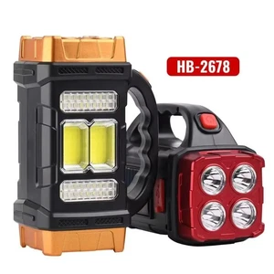 Hohe Leistung Solar-Notlicht USB/Solarbetrieben LED-Taschenlampe Camping - Picture 1 of 14
