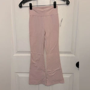 GAP KIDS Girl’s Pink Sparkle Pull On Flare Pants Size S 6/7 NEW - Picture 1 of 6