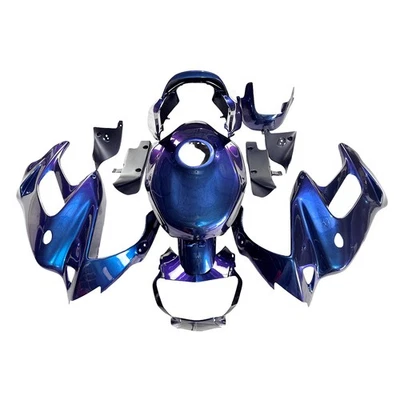 Chameleon Blue Fairings for 1997-2005 VTR1000F Super Hawk 1000 Honda Body Work Foto 1 de 4