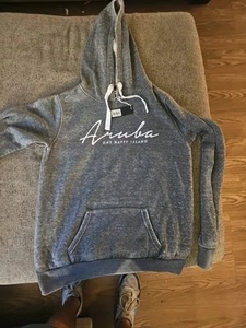 Aruba One Happy Island LE Lightweight Sweatshirt Womens L New - Picture 1 of 6