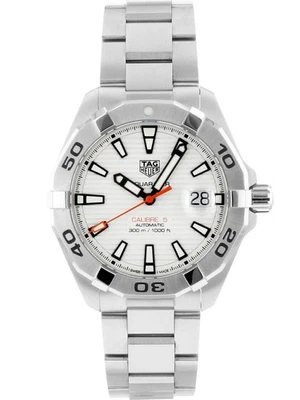 Reloj deportivo de lujo TAG Heuer Aquaracer WBD2111.BA0928 automático calibre 5 blanco Foto 1 de 4