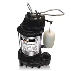 NUEVA BOMBA DE SUMIDERO SUMERGIBLE DE DOBLE SUCCIÓN DE ACERO INOXIDABLE RIDGID 1/2 HP (500RSDS) - Imagen 1 de 5