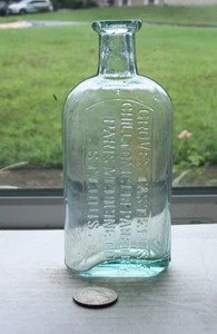 SCHÖNE MEDIZIN, GROVES GESCHMACKLOSES CHILLTONIC ZUBEREITET VON PARIS MEDICINE CO ST LOUIS - Bild 1 von 1