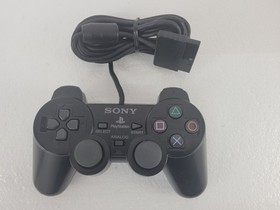 PlayStation 2 PS2 Official OEM Sony DualShock 2 Controller Black Working A