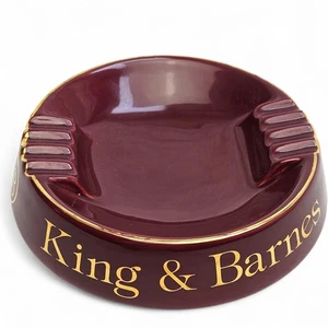 King & Barnes Sussex Ales Wade PDM Ceramic Ashtray Vintage Brewery Collectable - Picture 1 of 10