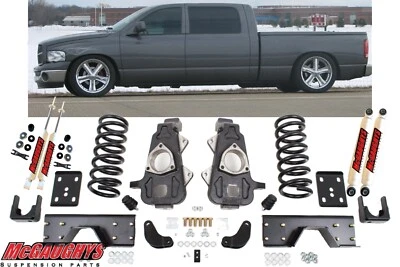 Amortiguadores Dodge Ram 1500 Quad Cab 2002-2005 Mcgaughys Deluxe 4"/6" Drop Kit 94006 Foto 1 de 4