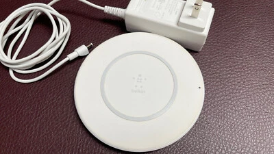 Belkin 15V Qi Wireless iPhone Charging Pad - White - Image 1 of 4