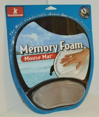 Handstands Memory Foam MOUSE Mat Pad Support Wrist Rest Optical or Standard MICE - Image 1 of 2