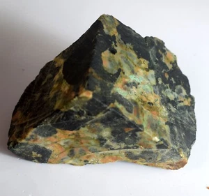 889,10 Karat natürlicher seltener Sonera Sonnenaufgang Chrysocolla Cuprite mexikanischer Edelstein grob - Bild 1 von 5