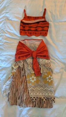 Костюм Моана детский размер 7/8 Disney Store платье наряд  - Изображение 1 из 4