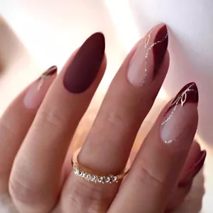 Baby Boomer press on nails Nägel falsche künstliche selbstklebend Kunstnägel 24p - Bild 1 von 8