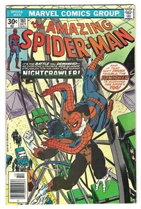 the AMAZING SPIDER-MAN #161 MARVEL COMIC BOOK Nightcrawler Punisher Wolverine - Picture 1 of 2