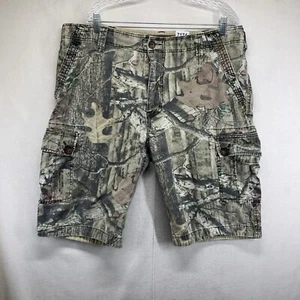 Men’s Camo Shorts Size 40 Baggy Cargo Skater Streetwear Break Up Infinity - Picture 1 of 20