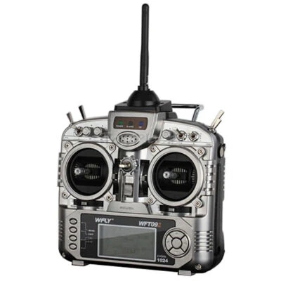 WFLY WFT09-II 2.4GHz 9Ch Radio System WFR09S RX PPM/PCMS 1024 Mode 2 RC HOBBY - Image 1 of 2