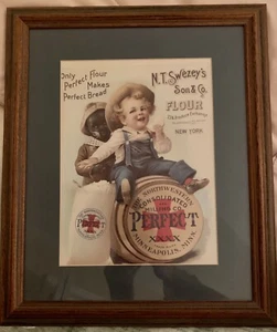 Framed Print,Child,African American,Victorian,Reproduction,N.T.Swezey’s Son & Co - Picture 1 of 12