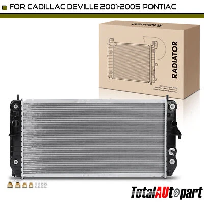 Radiador con enfriador de aceite para Cadillac DeVille 2001-2005 Pontiac Bonneville 04-05 Foto 1 de 4