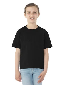 Jerzees Youth DRI-POWER Active Short Sleeve Crew T-Shirt - Picture 1 of 46