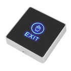 Door Touch Exit Release Unlock Button Switch Panel LED Light For Door Access GDB