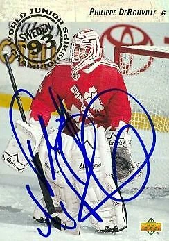Philippe DeRouville autographed Hockey Card (Team Canada) 1993 Upper Deck #260 - Image 1 of 1