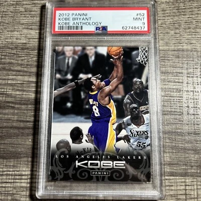 2012-13 Panini Kobe Anthology #52 Kobe Bryant Los Angeles Lakers PSA 9 - Image 1 of 3