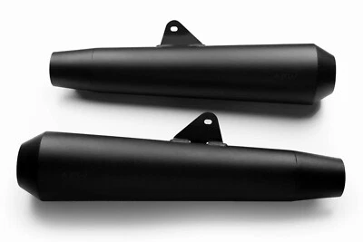 "AEW TE103 MS, BLACK EXHAUST "FIT FOR ROYAL ENFIELD INTERCEPTOR & GT 650 - Image 1 of 3