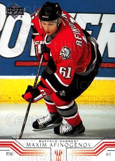 2001-02 Upper Deck #22 Maxim Afinogenov - Image 1 of 1
