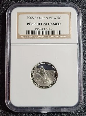 2005 S Ocean View 5C NGC PF 69 Ultra Cameo - Image 1 of 4