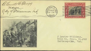 SAVOYSTAMPS- USA Cover -1929- George Rogers Clark -# 651 FDC, Vincennes, Indiana - Picture 1 of 1