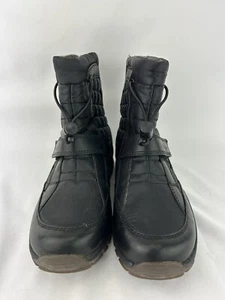 Rockport Mujer Talla 6 Negro Impermeable Edredón Tobillo Invierno Botín Correa Bota SB1 - Imagen 1 de 7