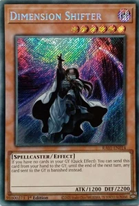 RA01-EN014 DIMENSION SHIFTER SECRET RARE 1ST EDITION YuGiOh CARD - Bild 1 von 1