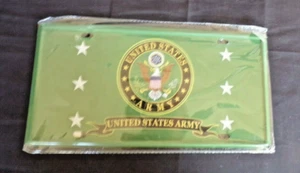 UNITED STATES ARMY METAL LICENSE PLATE/ - Picture 1 of 2