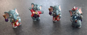 4 Ü-Ei Elefanten (3 verschiedene) Figuren Zirkus, gebraucht, mehrfarbig - Bild 1 von 1