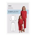 SIMPLICITY Sewing Pattern 9121 Misses Ladies Women Girls Top, Trousers 3-8/xs-xl
