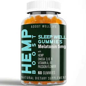 Natural gummies- Natural, Vegan- Deep sleep, melatonin, anxiety, pain - Picture 1 of 7