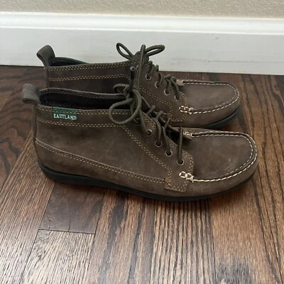 Eastland Seneca Bomber Marrón Con Cordones Chukka Botines Zapatos Para Mujer Talla 6 M Foto 1 de 4