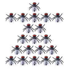  100 Pcs Insect Joke Toys Artificial Fly Safe Prank Halloween