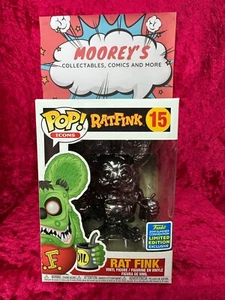 Funko Pop Vinyl 2019 Summer Exclusive Ratfink Grey Metal Rat Fink 15 - Picture 1 of 6
