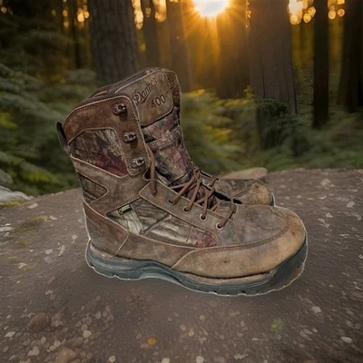BOTAS DE SENDERISMO DE CAZA DANNER Pronghorn Mossy Oak Break-Up Infinite 400G Talla 10 Foto 1 de 4