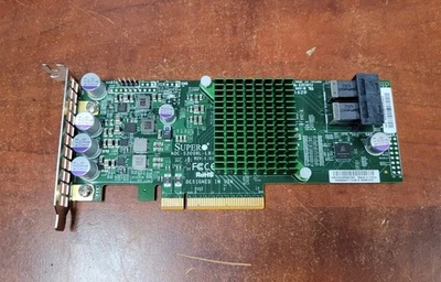 Supermicro AOC-S3008L-L8i 12Gb SAS?SATA RAID Card Low Profile - Image 1 of 2