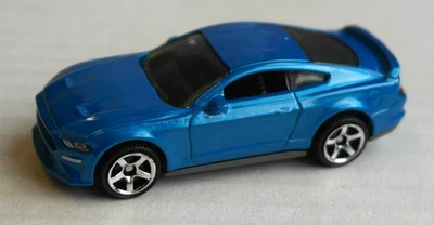 Matchbox 2019 Ford Mustang Coupe blaumetallic MBX Mattel Auto Car blue bleu ´19 - Bild 1 von 4