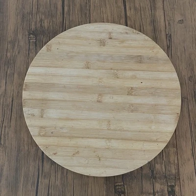 Mesa de cocina Lazy Susan de madera redonda usada organización decoración del hogar Foto 1 de 3