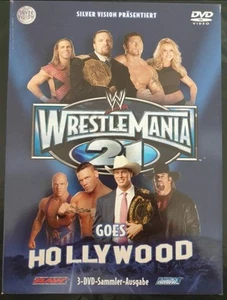 WWE WrestleMania 21 Goes Hollywood (3 DVD Sammler Ausgabe) - Bild 1 von 2