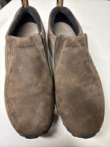 Merrell jungle moc mens 9 Nubuck Brown free shipping - Picture 1 of 5