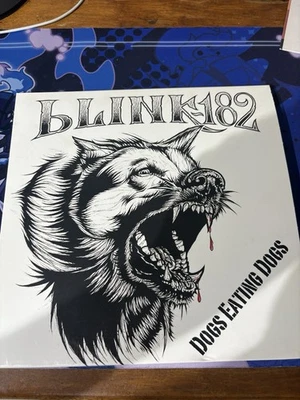 Blink 182 Dogs Eating Dogs Bone White Vinyl Record 10-inch - Image 1 of 3