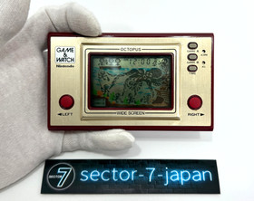 Nintendo OC-22 Octopus Game & Watch Wide Screen Vintage Tested Used From Japan