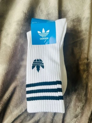 Adidas Striped Crew Socks - Image 1 of 4