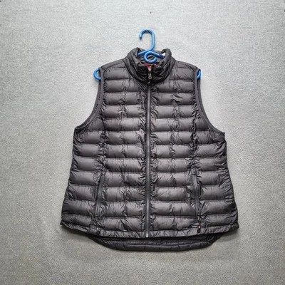 Gerry Women Vest XL Black Puffer Logo Zipper Sleeveless - Image 1 of 4