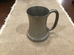 Ambercrombie and Fitch pewter and glass tankard made in England engraved - Picture 1 of 3