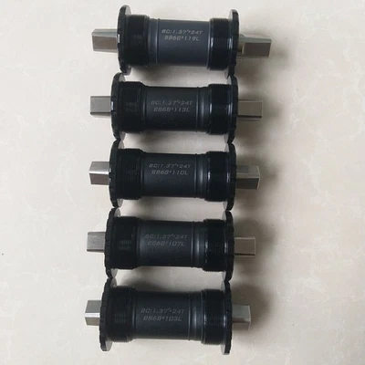 Titanium Bike Square Taper JIS Bottom Bracket Cartridge 103L 107L 110L 113L 119L - Image 1 of 4